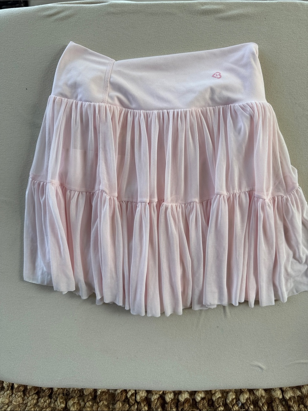 Lolë Pink Tiered Skort - Women's Lightweight Tennis/Active Skort